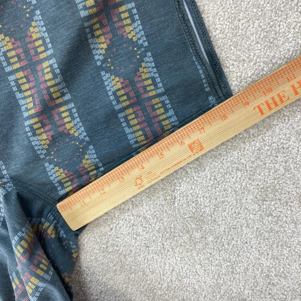 Howler Bros Board Shorts Mens 28 Teal Geometric Southwestern Hybrid Swim Trunks